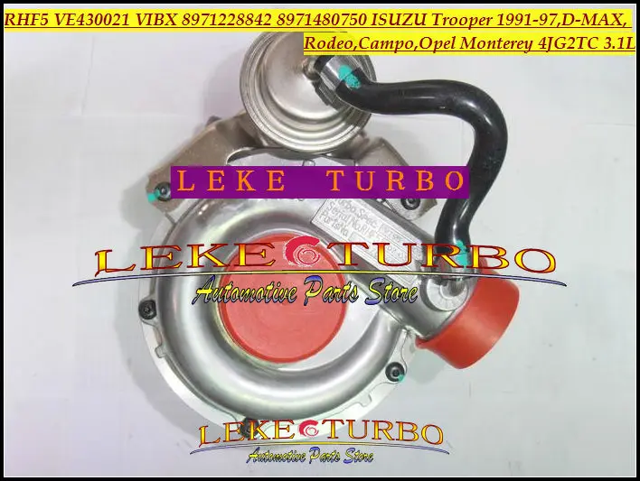 Турбокомпрессор Turbo RHF5 VE430021 VIBX 8971228842 8971480750 для ISUZU Trooper D MAX Campo OPEL Monterey 4JG2