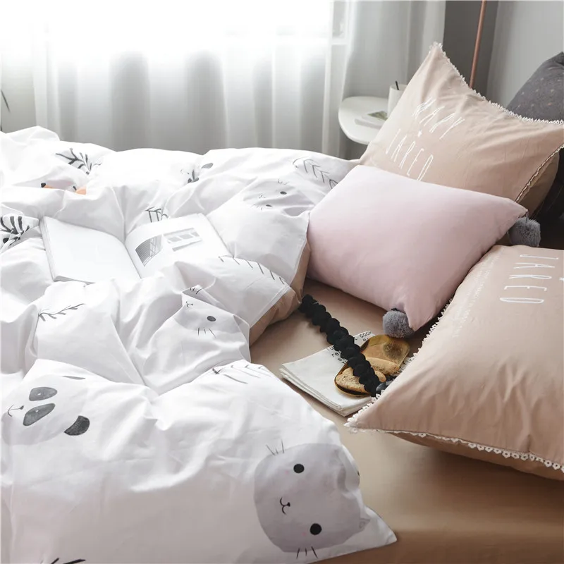 Комплект постельного белья из 2018 хлопка 100% 4 шт. | Дом и сад