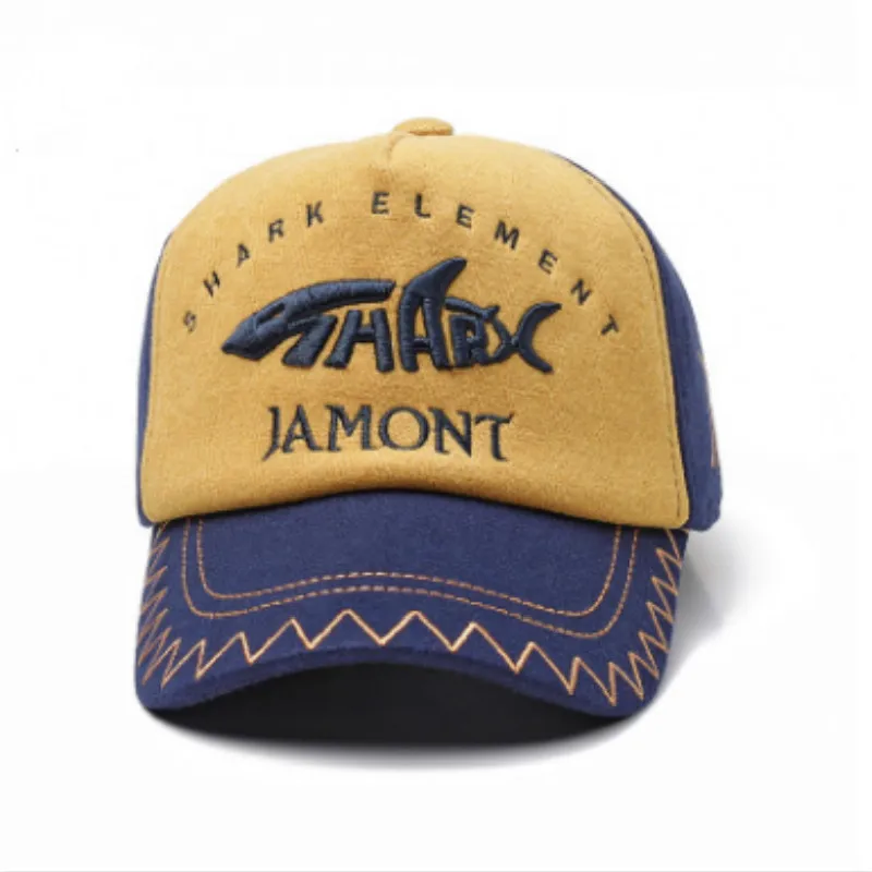 Вышивка мультфильм Детские зимние штаны Snapback Hat ветрозащитная Осень Дети Бейсбол