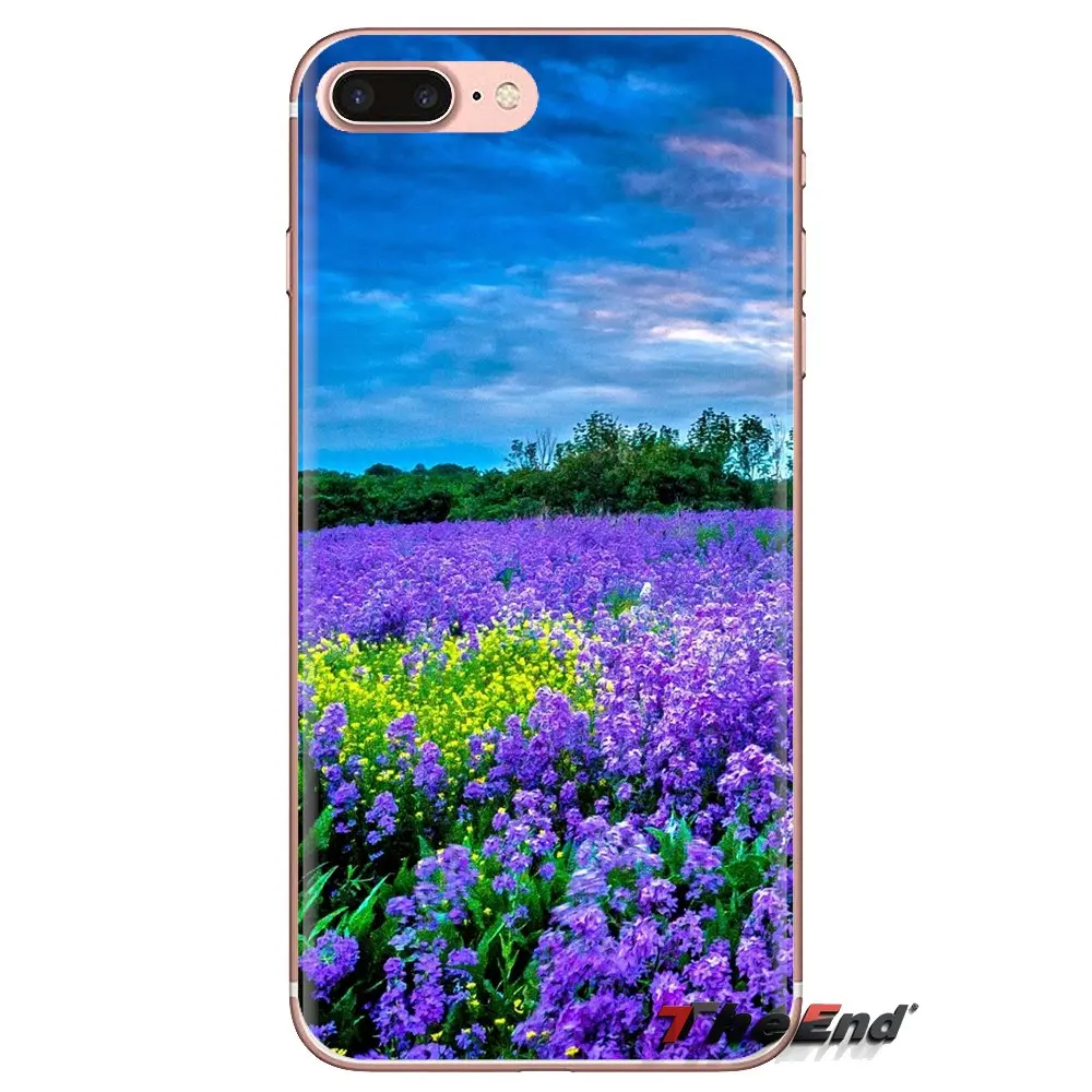 Soft Transparent Cases Covers For Samsung Galaxy J1 J2 J3 J4 J5 J6 J7 J8 Plus 2018 Prime 2015 2016 2017 sweet Violet flower |