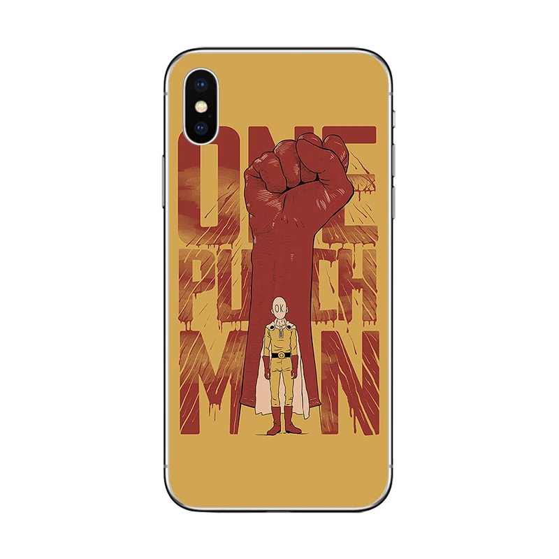 Ciciber чехлы для телефонов One-Punch Man для IPhone 7 8 6 6s Plus SE 5s X Xs XR XS Max мягкий TPU ковер 11 Pro Funda Coque on.
