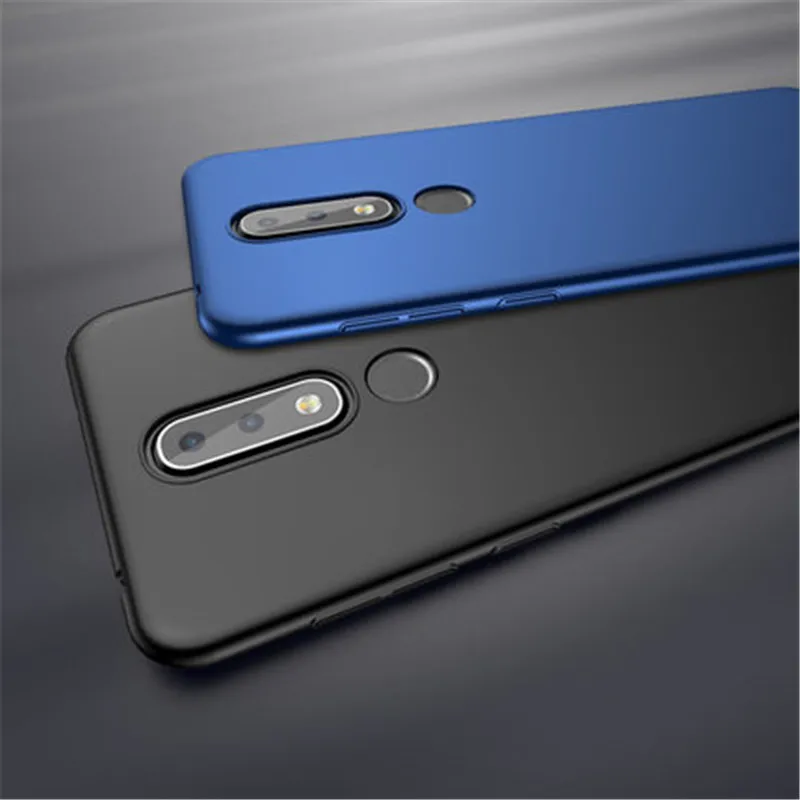 Case For Nokia 5.1 Plus X5 2018 Luxury Ultra thin Hard Frosted Shield back Cover X6 case |