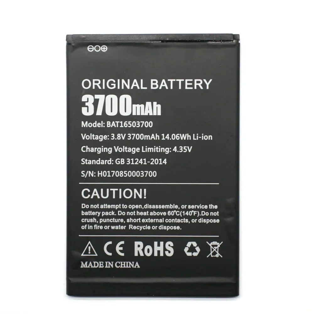 3 8 V 3700mAh BAT16503700 запасная батарея Для DOOGEE x7 x7s Doogee X7 Pro Bateria Batterij батареи для