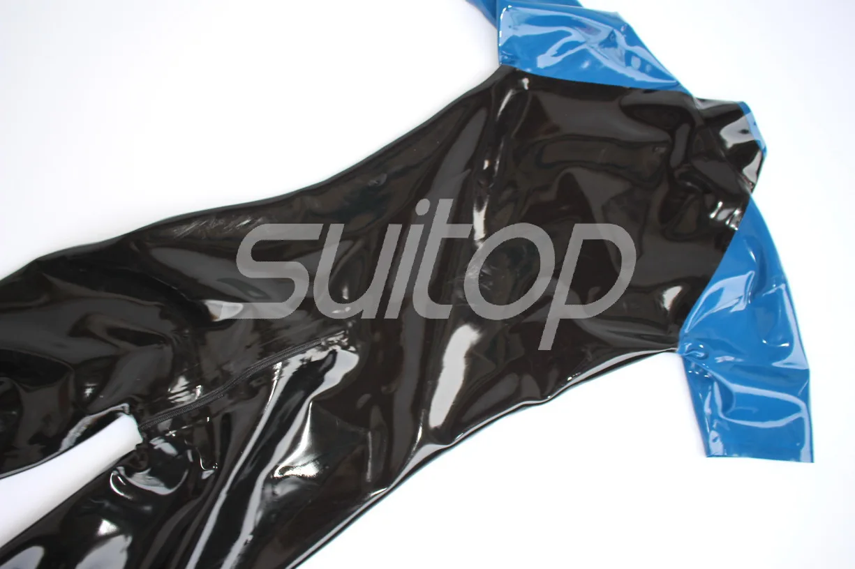 Мужской латексный костюм для отслеживания резиновая облегающая одежда модель 0 6