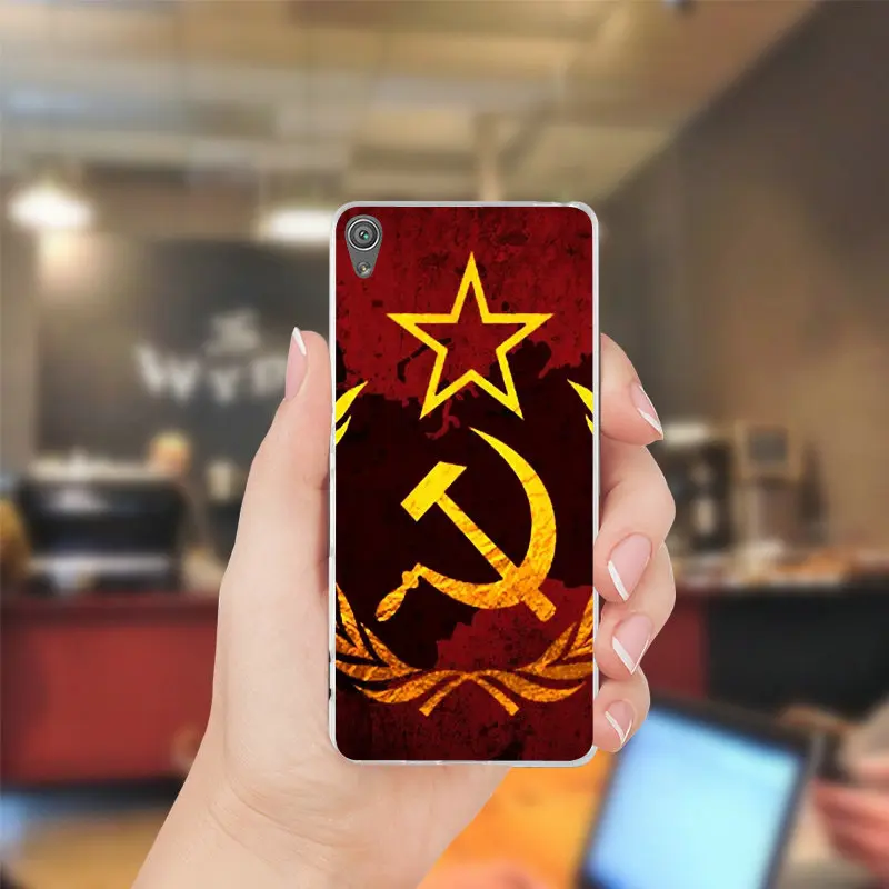 Флаг Российской Федерации Красная Армия тонкий мягкий силиконовый чехол для