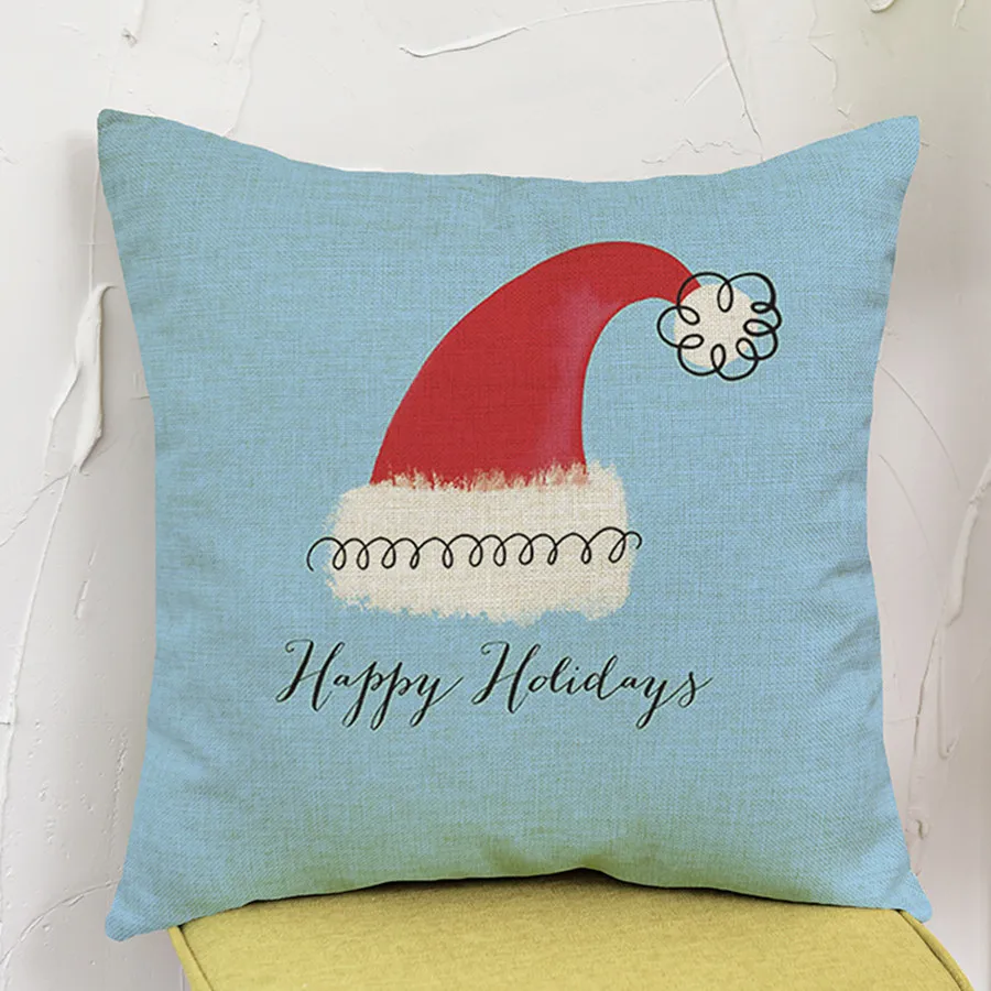 Рождественское украшение подарочные подушки в виде Красной шапки Санта-Клауса