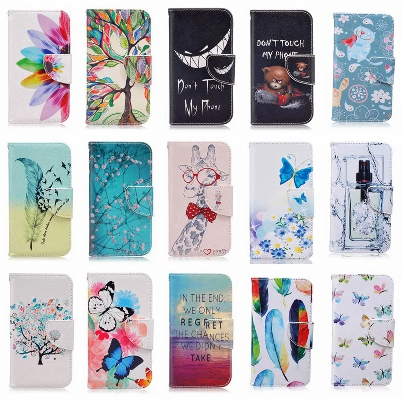 Роскошные Высокое Качество Кожаный Бумажник Телефон Случае Для Samsung Galaxy J1 Ace J2 J3 Pro