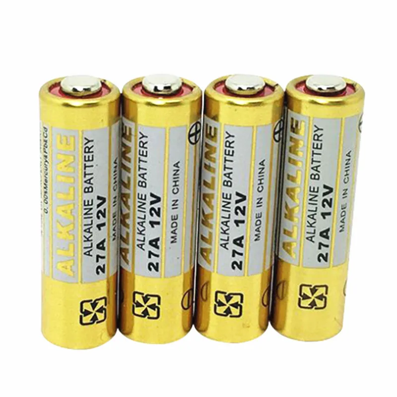 4 шт. 27A 12V сухая щелочная батарея 27AE 27MN A27 для дверного звонка, автосигнализации, музыкальными плеерами, автомобильный пульт дистанционного управления и т. д