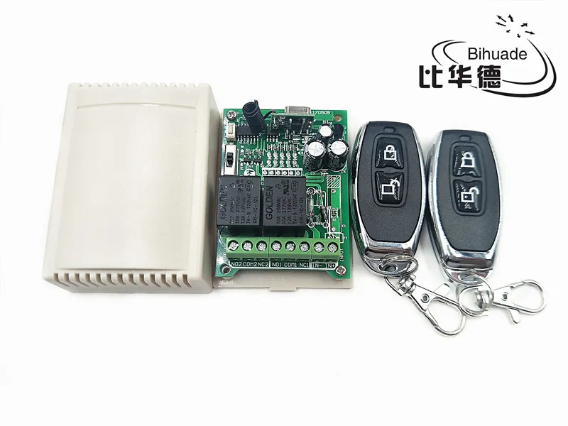 433 МГц Универсальный беспроводной пульт дистанционного управления AC 12 В 220 2CH