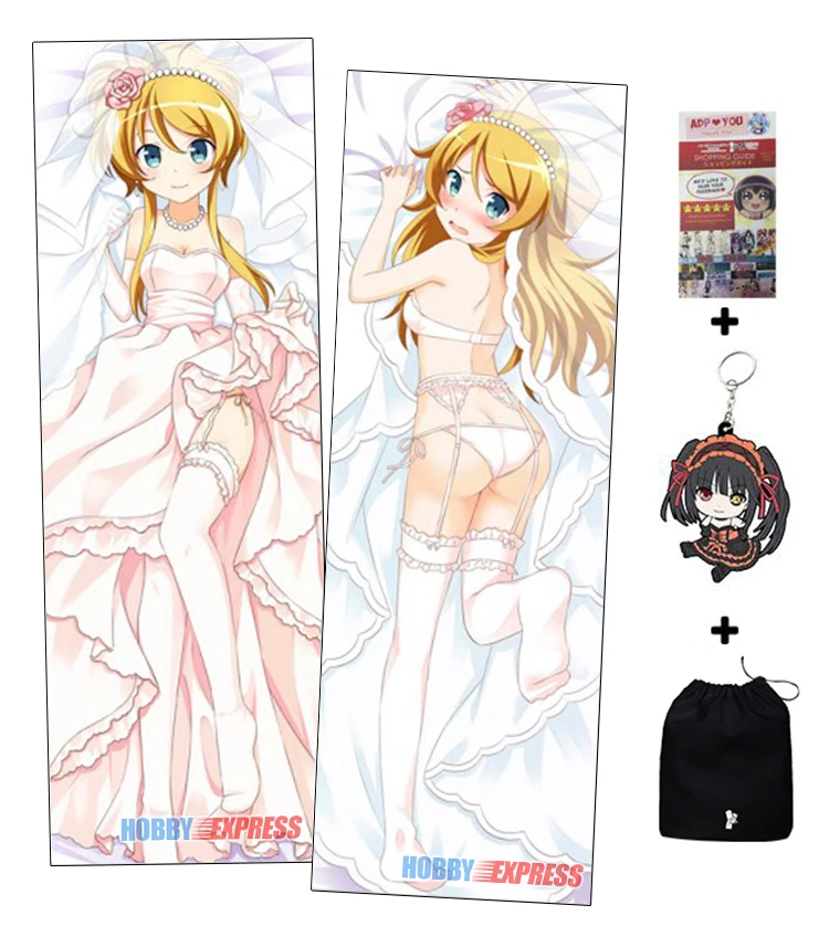 Облегающая подушка для тела Hobby Express Oreimo Kirino Kousaka Dakimakura H2585|body pillow cover|pillow coverhobby express