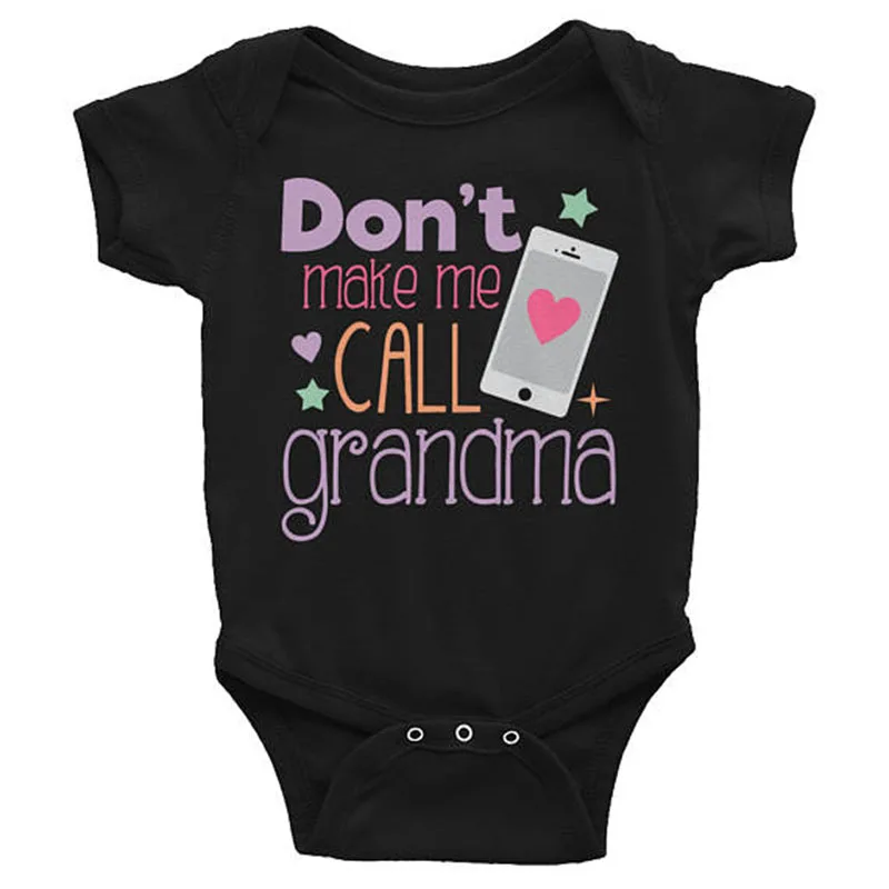 YSCULBUTOL Don't Make Me Call Grandma/одежда для малышей боди детей 0 12 месяцев| |