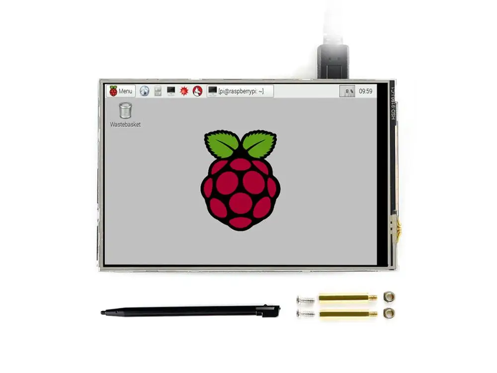 Waveshare 4-дюймовый RPi LCD (C) 480x320 сенсорный экран TFT предназначен для Raspberry Pi 125 МГц