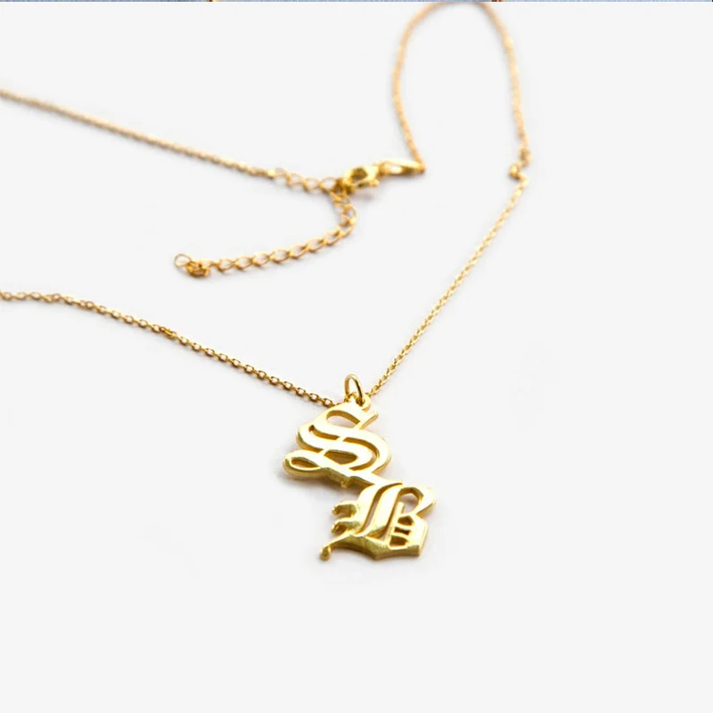 Винтажные старые английские двойные Искусственные женские персонализированные