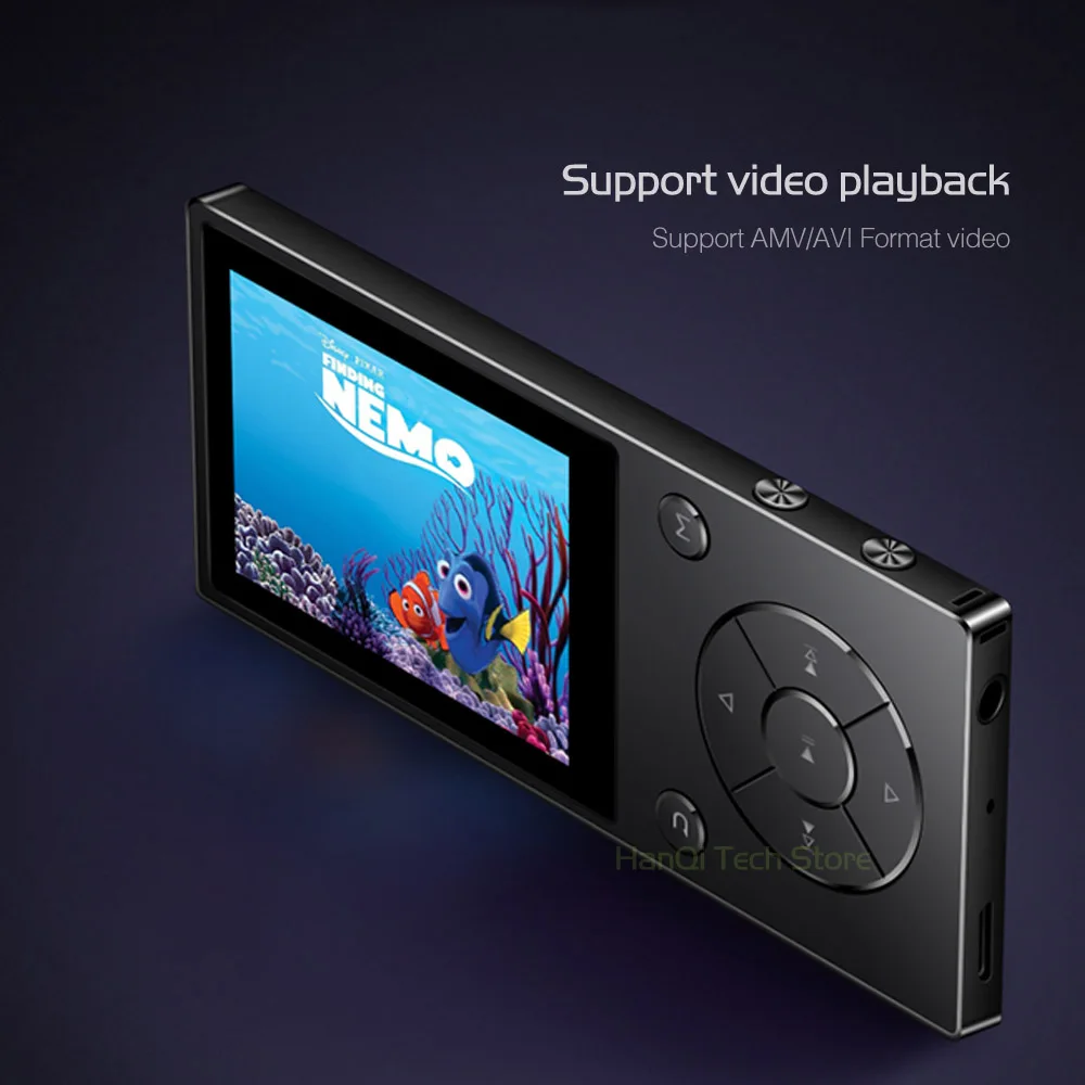 MP3 плеер RUIZU D11 с Bluetooth, музыкальный плеер 8 ГБ, металлический музыкальный плеер со встроенным динамиком, fm-радио, поддержка TF карты