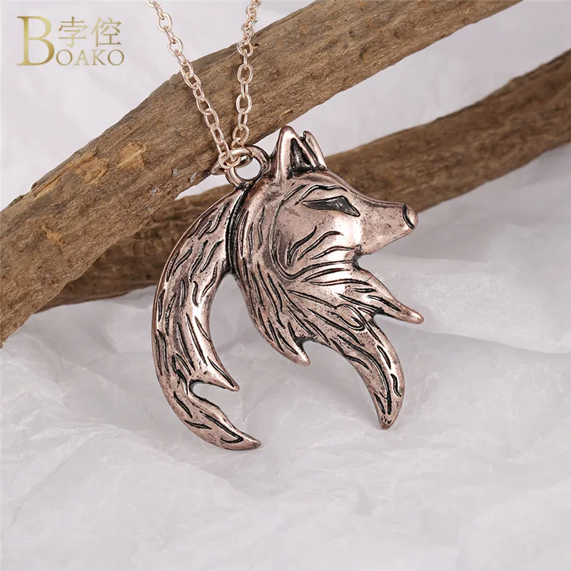 

Interlocking Matching Wolf Necklaces Pendants for Men and Women Lover Couple Necklace Antique Yin Yang Necklace