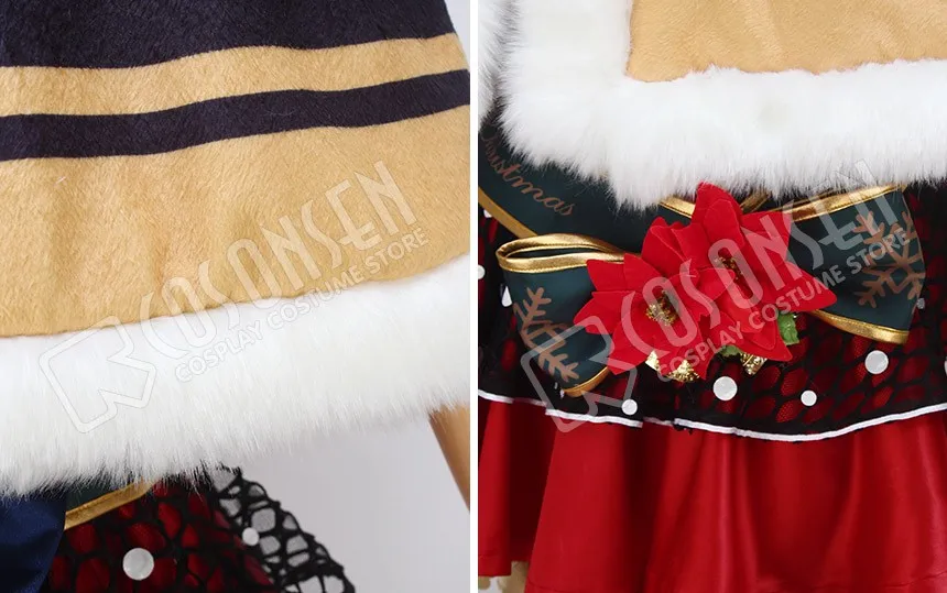 COSPLAYONSEN Love Live! Рождественский идолизованный пробужденный Hoshizora Rin Косплей Костюм