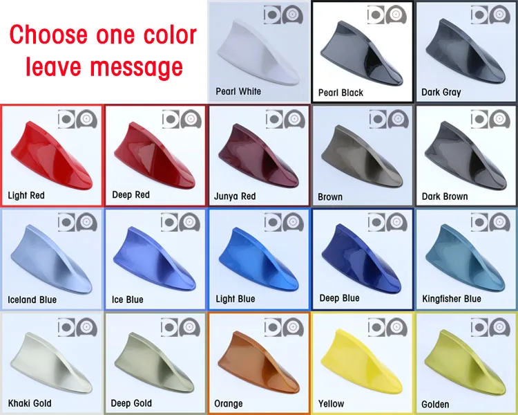 Choose one color Акула плавник антенна специальное радио для автомобилей антенны Авто Сигнал антенны для Kia Sportage - Цвет: Choose one color