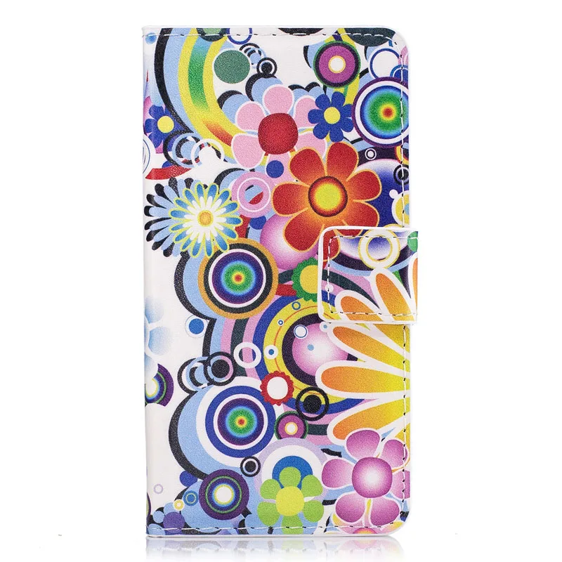 Модный чехол-книжка с откидной крышкой для Xiaomi 5X A1 Redmi 4A 4X3 3S 5 Plus Prime Note 4 4X 5A глобальная версия кожаный чехол-бумажник с цветами - Цвет: Fireworks