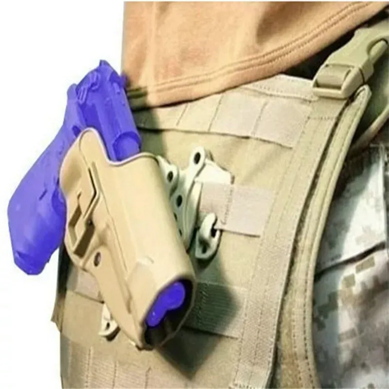CQC Тактический Strike MOLLE адаптер кобуры Amry STRIKE MOLLE кобура Платформа подходит USP компактный M9 G17 1911