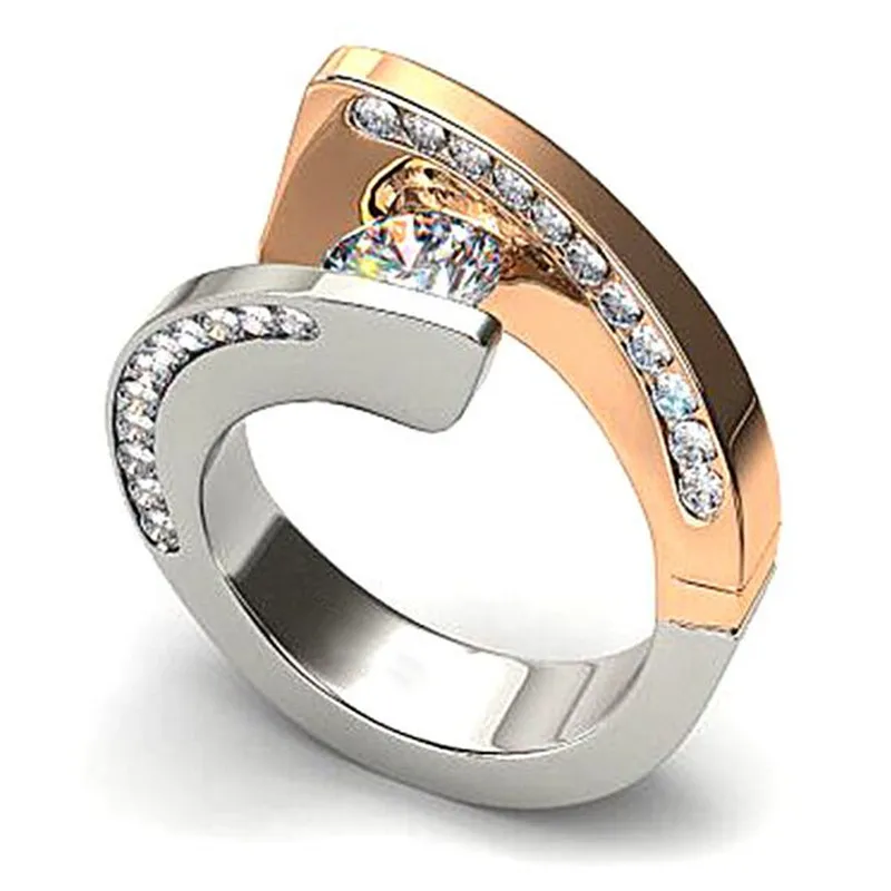 Женское кольцо ручной работы из серебра 925 пробы с фианитом|Кольца| |