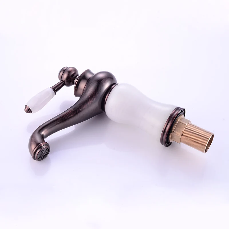 Новое поступление кран из нефрита и латуни для ванной комнаты роскошный раковины