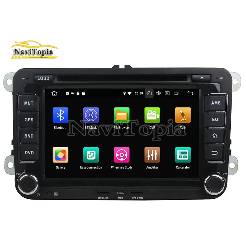 NAVITOPIA 8 дюймов Android 9 0 автомобильный радиоприемник для VW