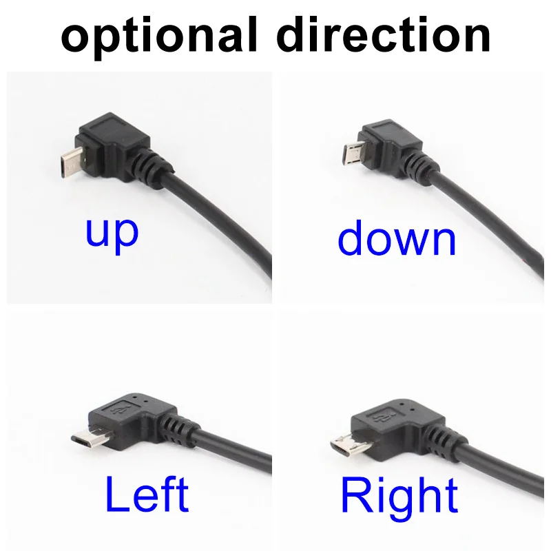 PCTONIC Micro-USB Удлинительный Кабель-адаптер 90 градусов прямоугольный разъем изгиб microUSB мама-папа изогнутый короткий кабель для передачи данных