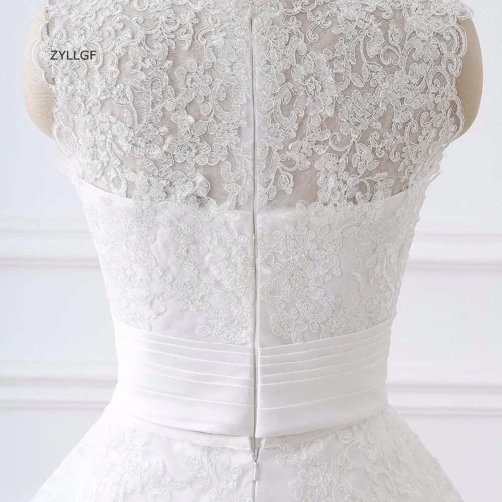 ZYLLGF Vestido De Noiva 2 Em 1 летние свадебные платья кружевные фатиновые Para Casamento для