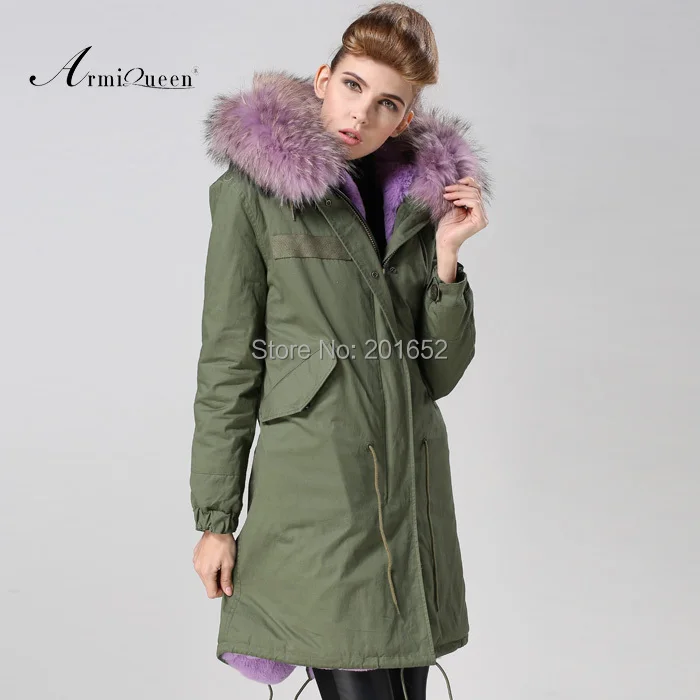 Женское зимнее длинное пальто с капюшоном mrs толстой подкладкой и меховым