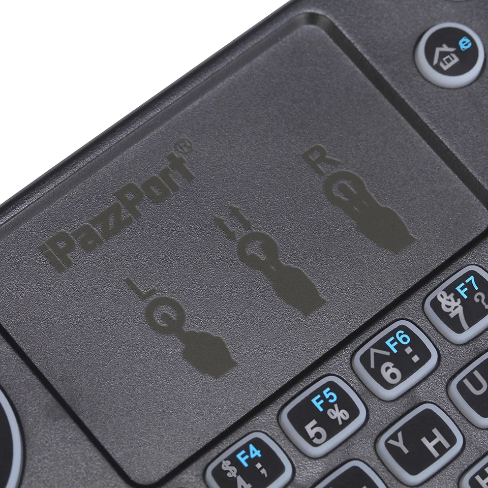 IPazzPort 21Q RGB подсветкой Русский мини клавиатура 2 4 ГГц Беспроводной Air Мышь с