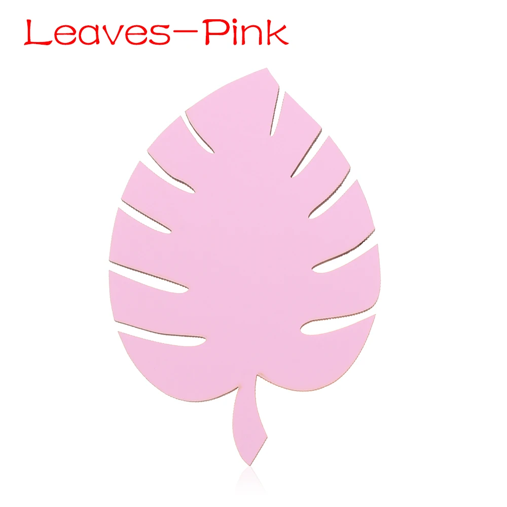 Leaves Pink 3 стиля в скандинавском стиле самоклеющиеся настенные вешалки для одежды крючки для хранения деревянные листья кактуса вешалка для одежды украшение комнаты - Цвет: Leaves Pink