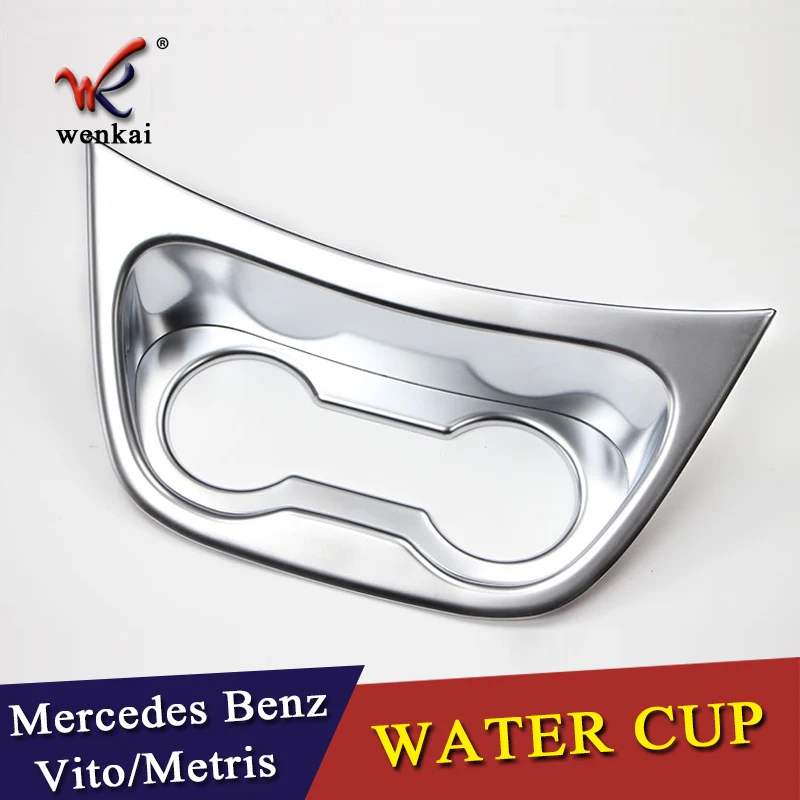 2 шт. для Mercedes Benz Vito Valente Metris 2014-2018 матовый серебристый ABS хром передняя крышка