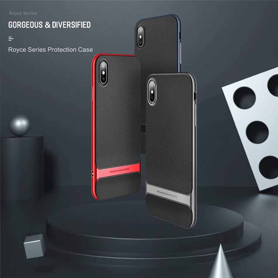 ROCK роскошный чехол для телефона Royce для iPhone дюймов, покрытие из ТПУ, задняя крышка для iPhone 5,8 6,1 6,5 Xs 9 Xs Plus