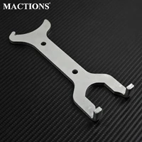 motorcycle rear shock adjustment spanner wrench tool for harley touring road king flhr flhx sportster xl 1200 883 softail dyna