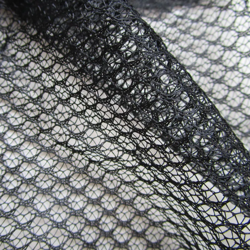 1 ярд Высококачественная тонкая сетчатая ткань спортивная модная сумка вязаная