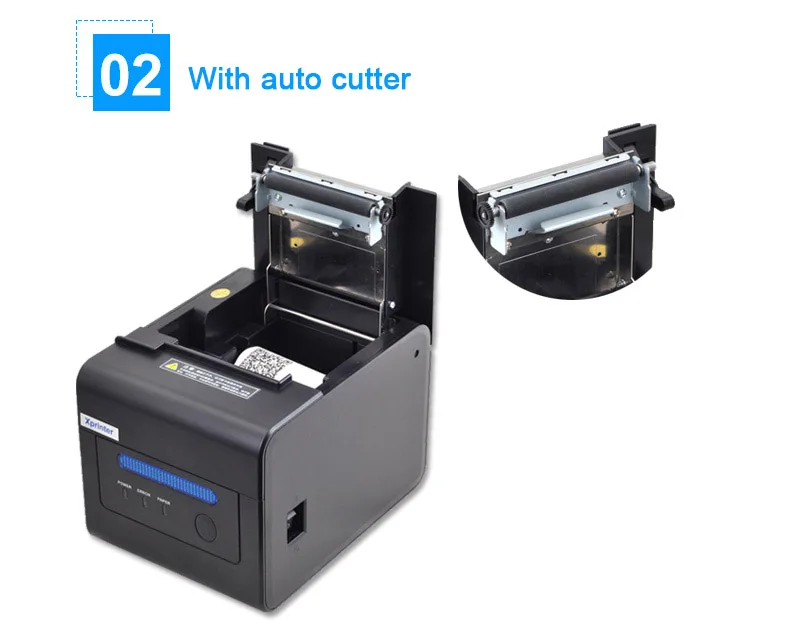 Xprinter 300 мм/сек. скорость печати 58 м и 80 мм автоматический резак USB RS232 Lan порт POS чековый принтер поддержка настенный высокоскоростной