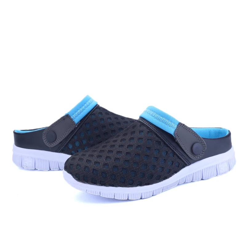 Новинка 2019 летние женские шлепанцы мужские дышащие сандалии с вырезами | Обувь