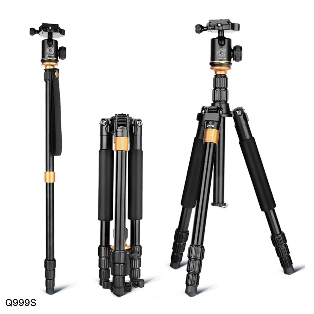 Q999S Штатив для SLR камеры Портативная съемка селфи фотография Мини