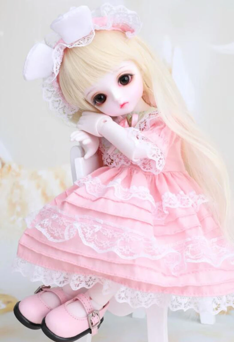 Полный набор 1/6 BJD кукла BJD/SD Lina суставы Кукла Прекрасная резиновая кукла с глазами для маленькой девочки подарок на день рождения год