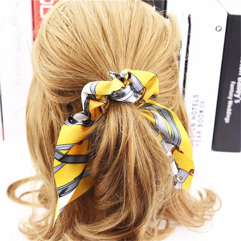 Жемчужные бусинки цветочные Ленточные резинки для волос кольца конский хвост