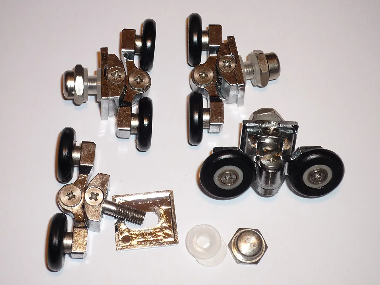 

Set of 4 new adjustable Shower door rollers