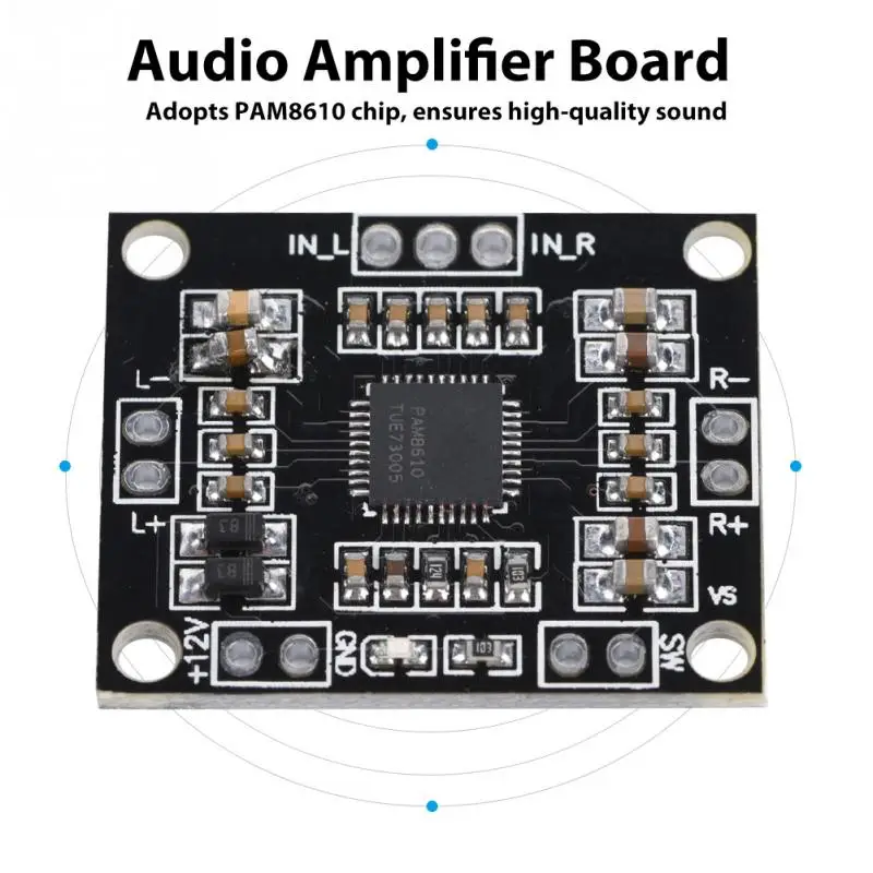 XH M181 Class D 12V 15W цифровой аудио усилитель платы Amp двухканальный Видео Стерео