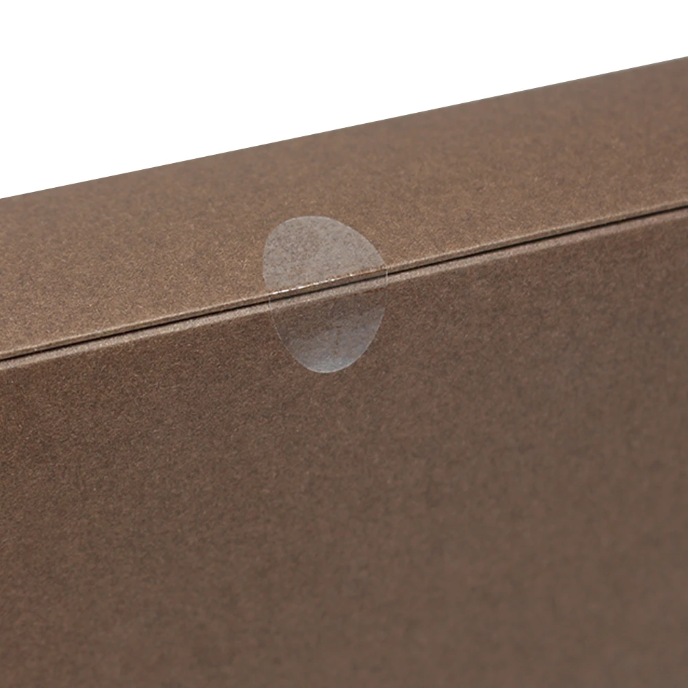 DHL ПВХ прозрачная Вечеринка стикер Эллипс с вязкой самоклеющейся этикеткой