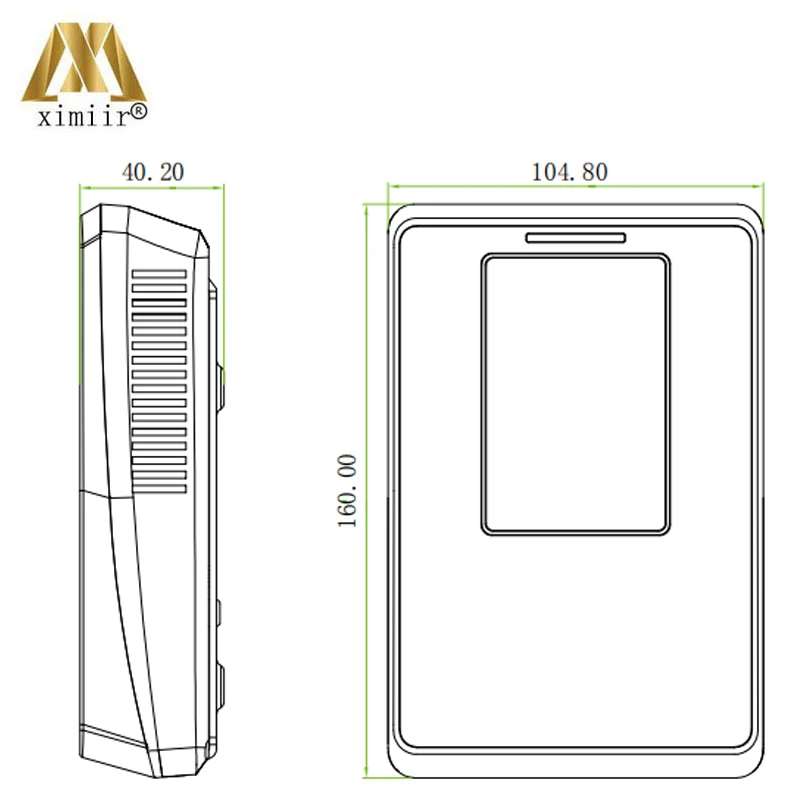 Сенсорный экран linux система 125 кГц RFID карта контроля доступа дверной замок SC700