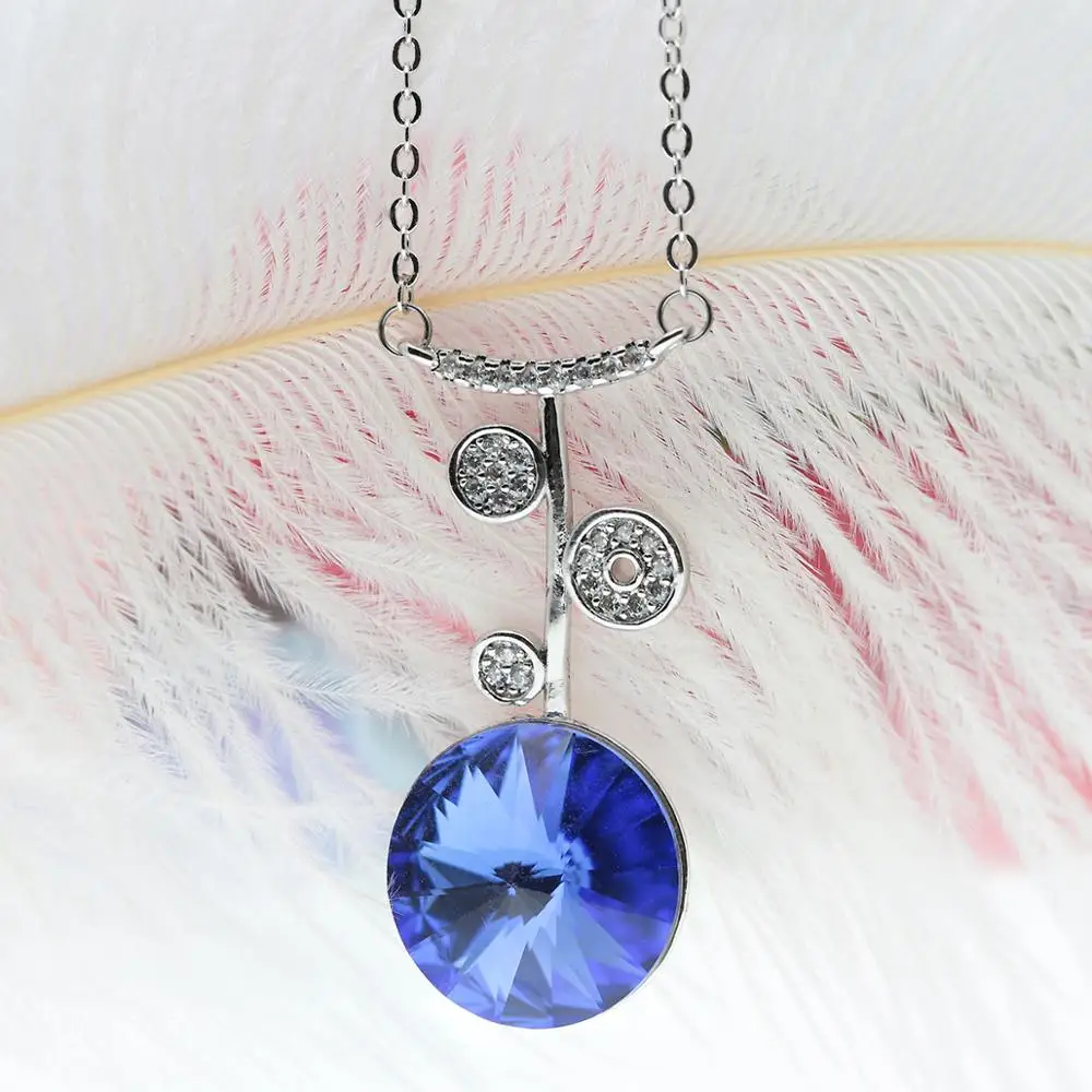 Niumike ювелирные изделия ожерелье из цинкового сплава украшенные кристаллами от