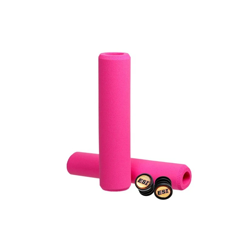 Pink RACER 50g Сделано в США! ESIgrips.com силиконовые ручки MTB велосипедный руль для XC/AM - Цвет: Pink RACER 50g