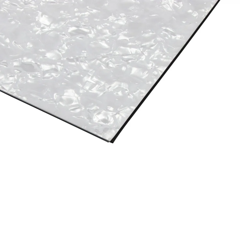 Перламутровая белая Накладка для гитары 4 слоя 29x43 см|pickguard sheet|for guitarpickguard blank |
