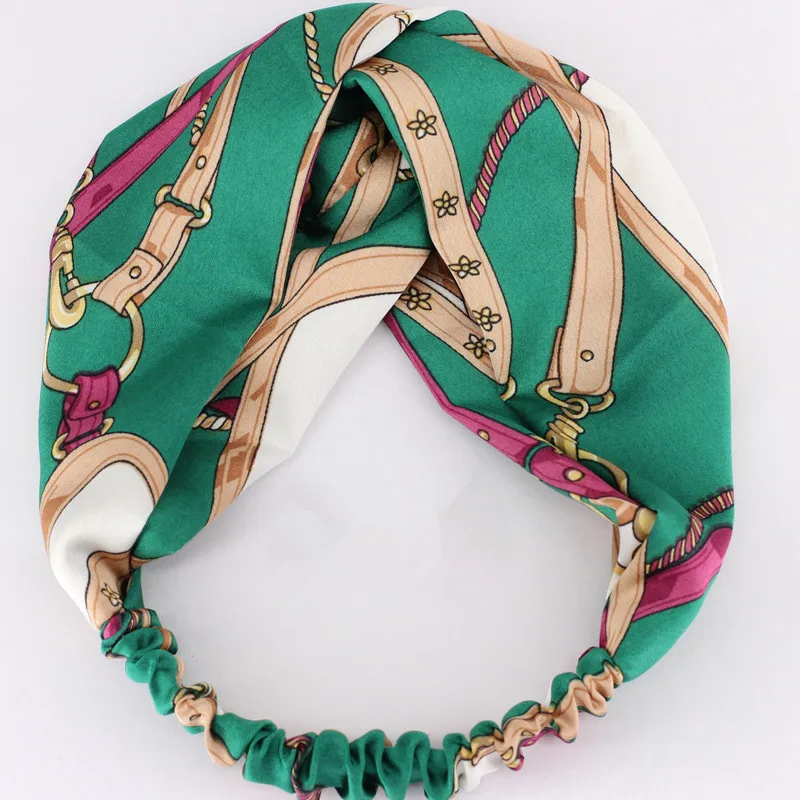 Женская повязка на голову с турбанами модная в винтажном стиле 40 эластичная