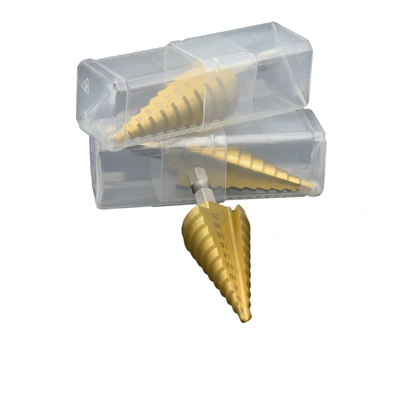 Hoomall HSS ступенчатое сверло с шестигранной ручкой прямое стальная пластина