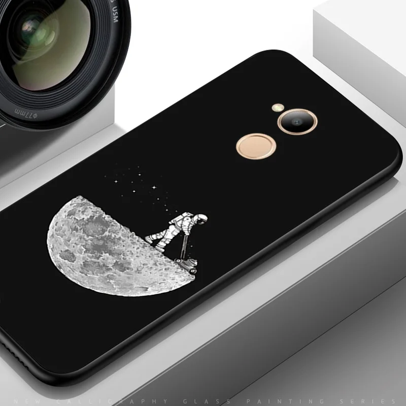 TPUBLK503 YOUVEI чехол для huawei Honor 6C 6C Pro Чехол черный мягкий ТПУ задняя крышка для huawei Honor 6C Pro чехол для телефона - Цвет: TPUBLK503